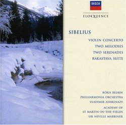 Sibelius: Violin Concerto; Two Melodies; Two Serenades; Rakastava Suite [Australia]