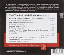 Wartime Music Vol. 11: Yuri Kochurov - Macbeth Symphony, Suvorov Overture, et al.