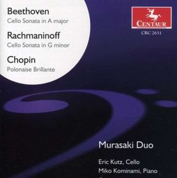 Beethoven: Cello Sonata; Rachmaninoff: Cello Sonata in G minor; Chopin: Polonaise Brillante