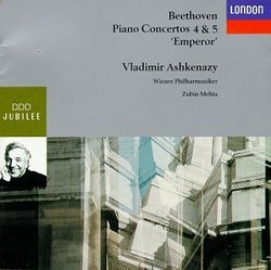 Beethoven: Piano Concerto No. 4 in G Major, Piano Concerto No. 5 in E Flat Major 'Emperor'