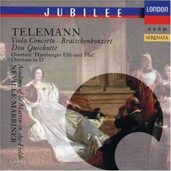 Telemann: Viola Concerto; Don Quichotte; Hamburger Ebb und Flut /ASMF * Marriner