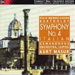 Mendelssohn Symphony No. 4 " Italian" Gewandhaus Orchestra, Leipzig - Kurt Masur