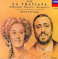 Verdi - La Traviata / Sutherland, Pavarotti, Manuguerra, NPO, Bonynge