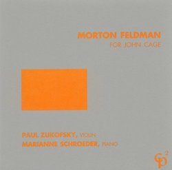 Morton Feldman: For John Cage - Paul Zukofsky & Marianne Schroeder