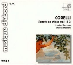 Corelli: Sonate da chiesa (Church Sonatas) Op. 1 & 3  (2 CD Set)