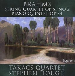 Brahms: String Quartet, Op. 51 & Piano Quintet, Op. 34