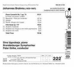 Brahms: Piano Concertos No. 1, Op. 15; Intermezzi, Op. 117
