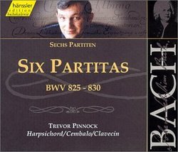 Bach: Six Partitas, BWV 825-830 (Edition Bachakademie Vol 115) /Pinnock (harpsichord)
