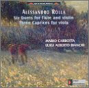 Alessandro Rolla: Six Duets for Flute & Viola/Three Caprices for Viola