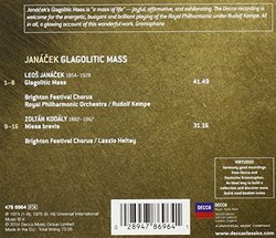 Janacek: Glagolitic Mass / Kodaly: Missa Brevis