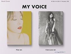 TAEYEON Girls' Generation - My Voice (Vol.1) [Fine Ver] CD+Photobook+Photocard+Folded Poster+Extra Photocard Set