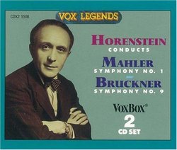 Horenstein conducts Mahler Symphony No. 1 & Bruckner Symphony No. 9