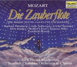 Mozart: Die Zauberflöte / Hendricks, J. Anderson, Steinsky, Hadley, Lloyd, Allen, Hornik, Mackerras