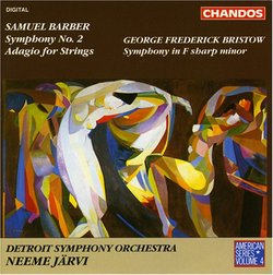 Samuel Barber: Symphony No. 2; Adagio for Strings; George Frederick Bristow: Symphony in F sharp minor