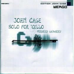 Cage: Solo for Cello