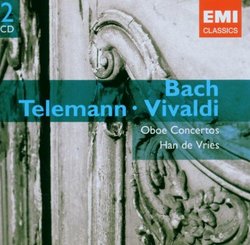 Bach, Telemann & Vivaldi: Oboe Concertos - Hans de Vries, I Soloisti di Zagreb, Alma Musica Amsterdam