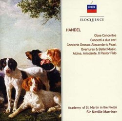 Handel: Oboe Ctos No 1-3/Cto a Due Cori No 1-3