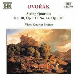Dvorák: String Quartets No. 10, Op. 51; No. 14, Op. 105