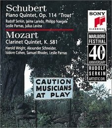 Schubert: Piano Quintet "Trout"; Mozart: Clarinet Quintet