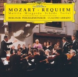Mozart - Requiem / Mattila, Mingardo, Schade, Terfel, Berlin Phil., Abbado