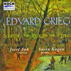 Edvard Grieg: Sonatas for Violin and Piano