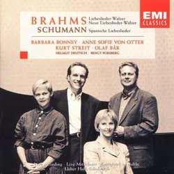 Brahms - Liebeslieder-Walzer, etc. / Bonney, von Otter, Streit, Bär, Deutsch, Forsberg