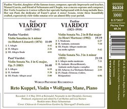Viardot: Violin Sonatas & Sonatina