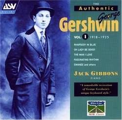 Authentic George Gershwin Vol I
