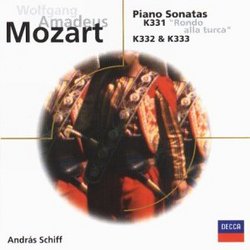 Mozart: Piano Sonatas K331 "Ronda alla Turca", K332 & K333