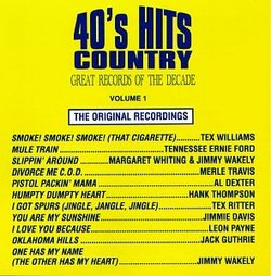 Great Records Of The Decade: 40's Hits - Country