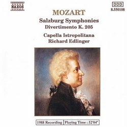 Mozart: Salzburg Symphonies; Divertimenti