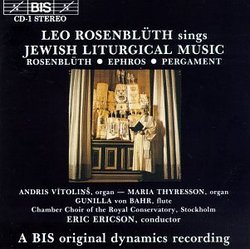 Leo Rosenblüth sings Jewish Liturgical Music