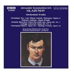 GLAZUNOV: Orchestral Works, Vol.  1