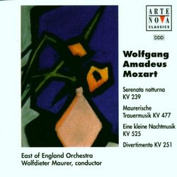 Mozart: Serenata notturna; Mauerische Trauermusik; Eine kleine Nachtmusik; Divertimento, KV 251