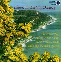 Weiss Duo: Chausson, Leclair, Debussy
