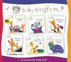 Baby Einstein Music CD Box Set - A Concert For Little Ears (Baby Mozart, Baby Beethoven, Baby Bach, Baby Galileo & Baby Neptune) **BONUS - LULLABY CLASSICS BONUS CD**