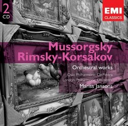 Mussorgsky: Pictures At An Exhibition, Night on Bare Mountain, Intro to Khovanschina - Rimsky Korsakov: Scheherazade, Capriccio Espagnole - Mariss Jansons
