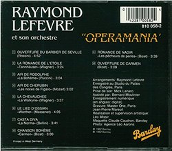 Raymond Lefevre - Operamania