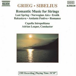 Grieg, Sibelius: Romantic Music for Strings