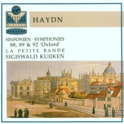 Franz Joseph Haydn: Symphonies 88, 89 & 92 "Oxford" - La Petite Bande