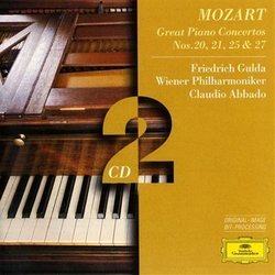 Mozart: Great Piano Concertos, Nos. 20, 21, 25 & 27 [Germany]
