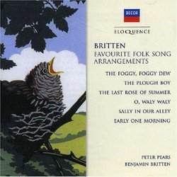 Britten: Favorite Folk Song Arrangements [Australia]