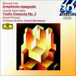 Lalo/Symphony espagnole Op.21/Saint-Saëns: Concerto for Violin and Orchestra No.3