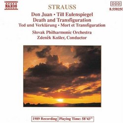 Strauss: Don Juan; Till Eulenspiegel; Death and Transfiguration