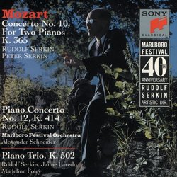 Mozart: Concerto No. 10, K365; Concerto No. 12, K414; Trio, K502