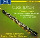 Carl Philip Emmanuel Bach: Oboe Concertos Wq 164, 165 & 166