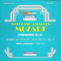 Wolfgang Amadeus Mozart Symphonies 27-31 , Symphonies 32-35 (2 Disc set)
