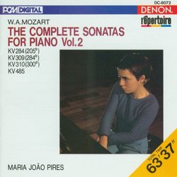 Maria Joao Pires ~ Mozart - The Complete Sonatas for Piano Vol. 2