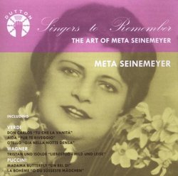 Singers to Remember: Meta Seinemeyer