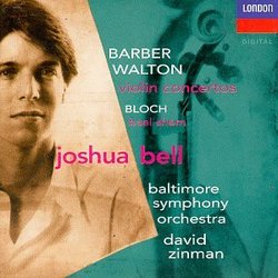 Barber, Walton, Bloch: Violin Concertos